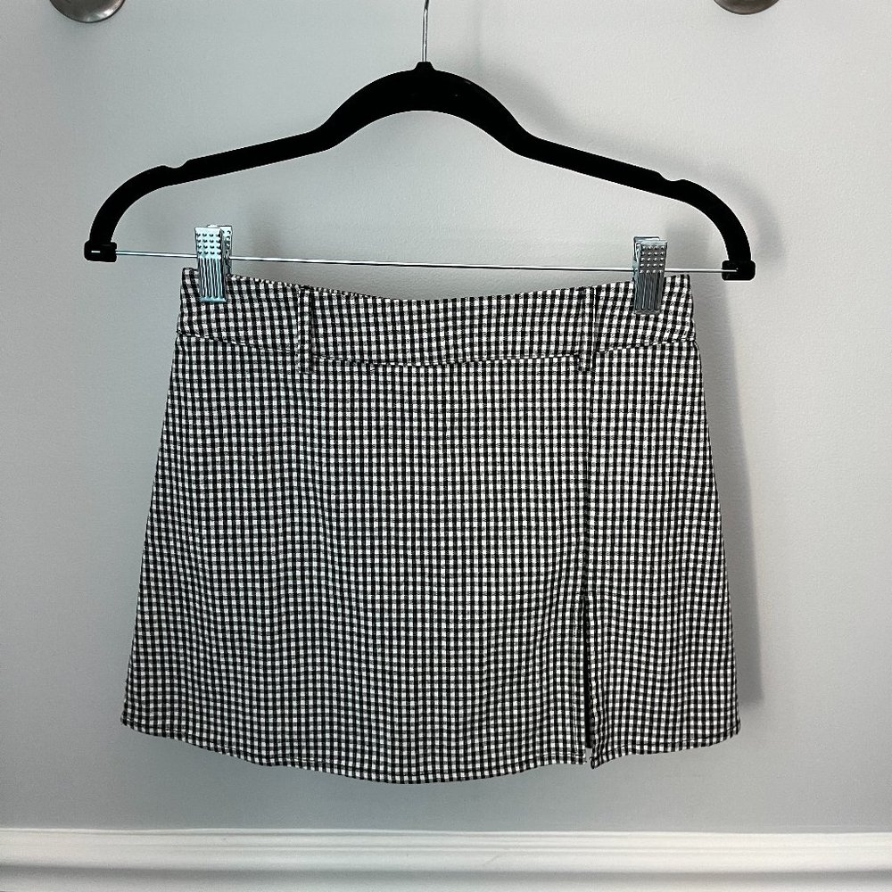 gingham skort🖤